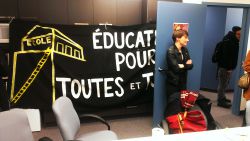 Occupation of Quebec Education Minister's Office Calls for Education for All